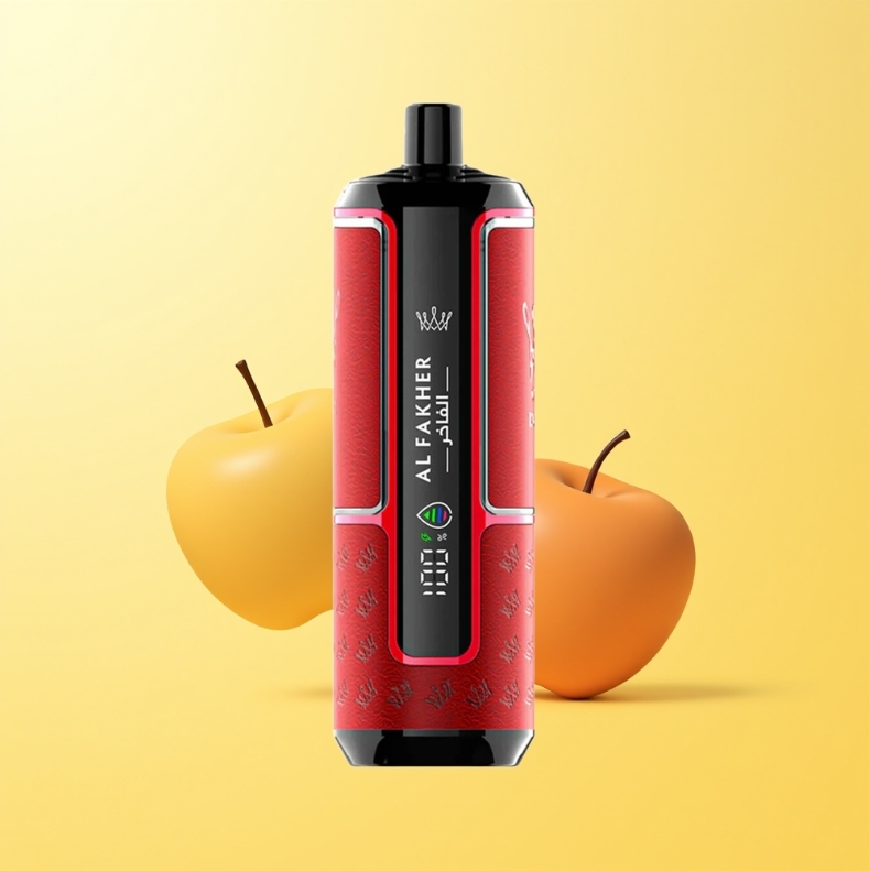 Al Fakher Crown Bar 8000 Crystal Vape حب سحري و Al Fakher Crown Bar 15K Hypermax Vape تفاحتين: تجربة فيب متميزة في سوق الكويت 2025